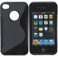 Capa para iPhone 4 / 4S - Preta -TPU - Poliuretano